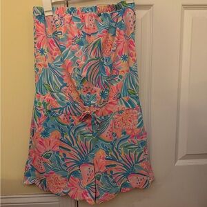 Lilly Pulitzer Tropical Floral Romper